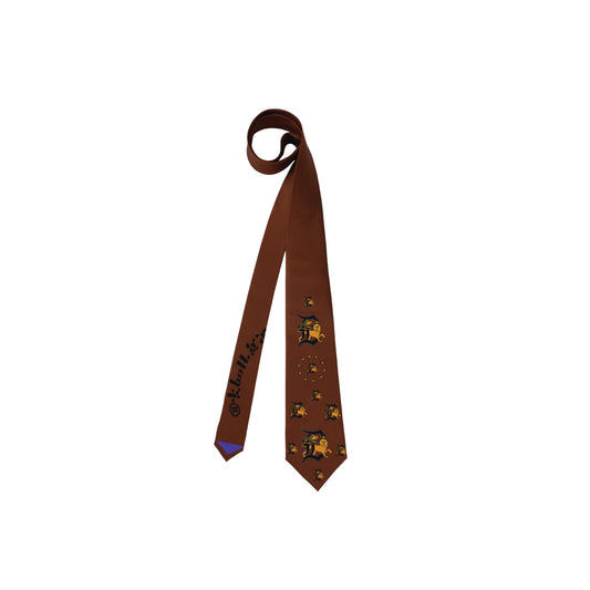 "DZM GALLERY LION" Silk Tie