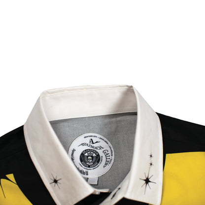 "RAS MAKONNEN" Removable Sleeve Button shirt/tank