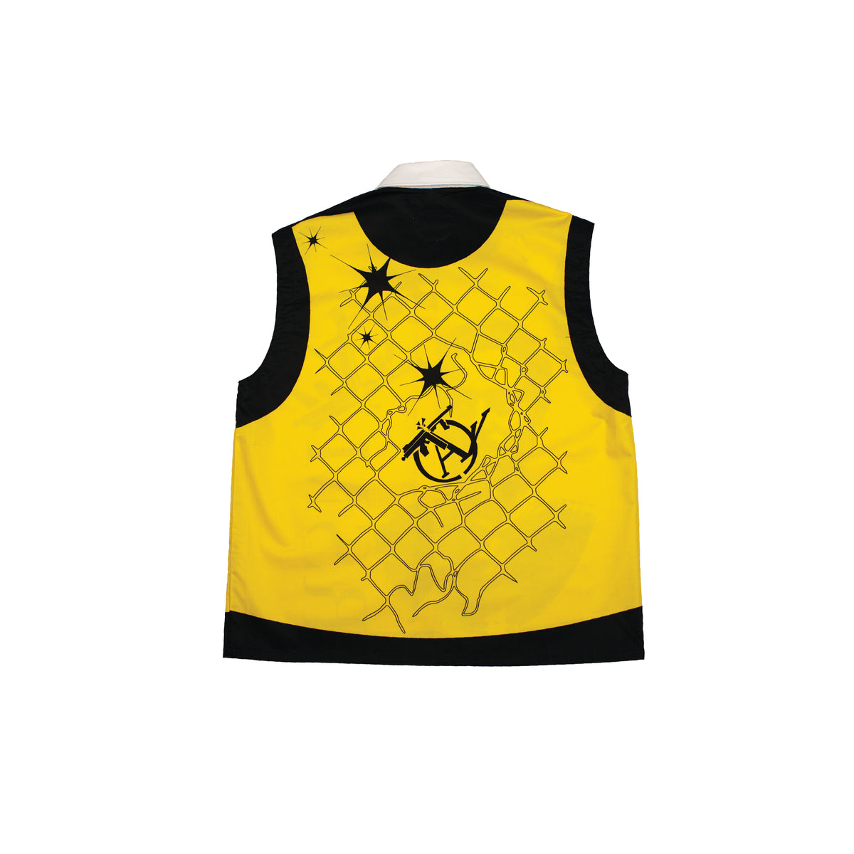 "RAS MAKONNEN" Removable Sleeve Button shirt/tank