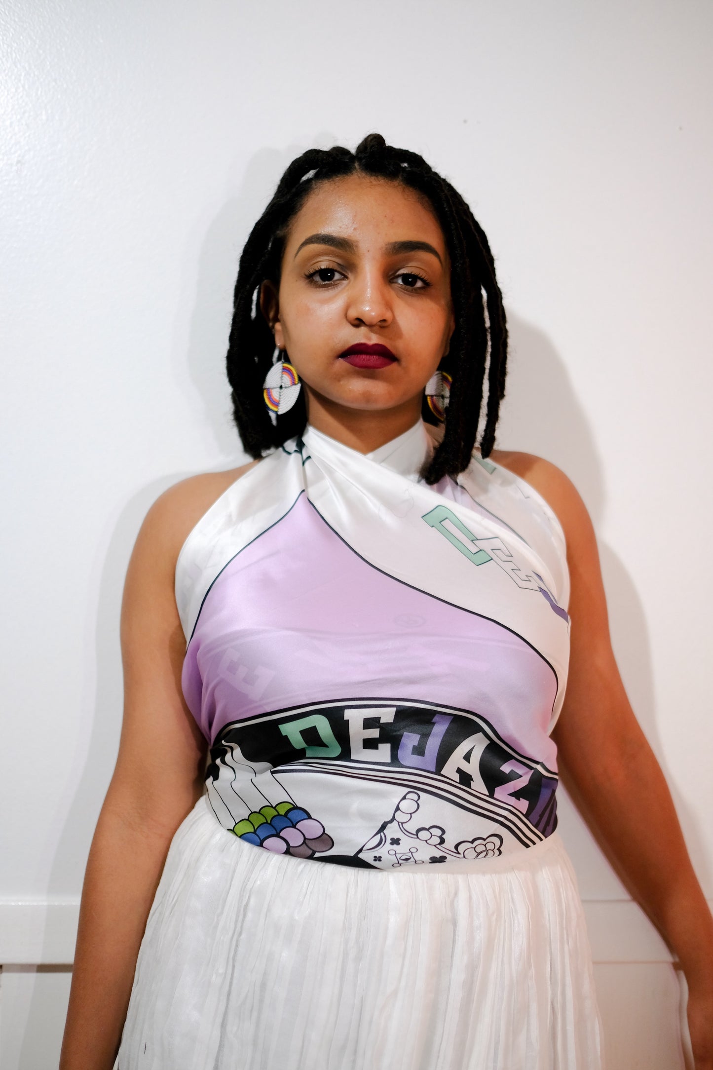 Tikur Amlak silk scarf