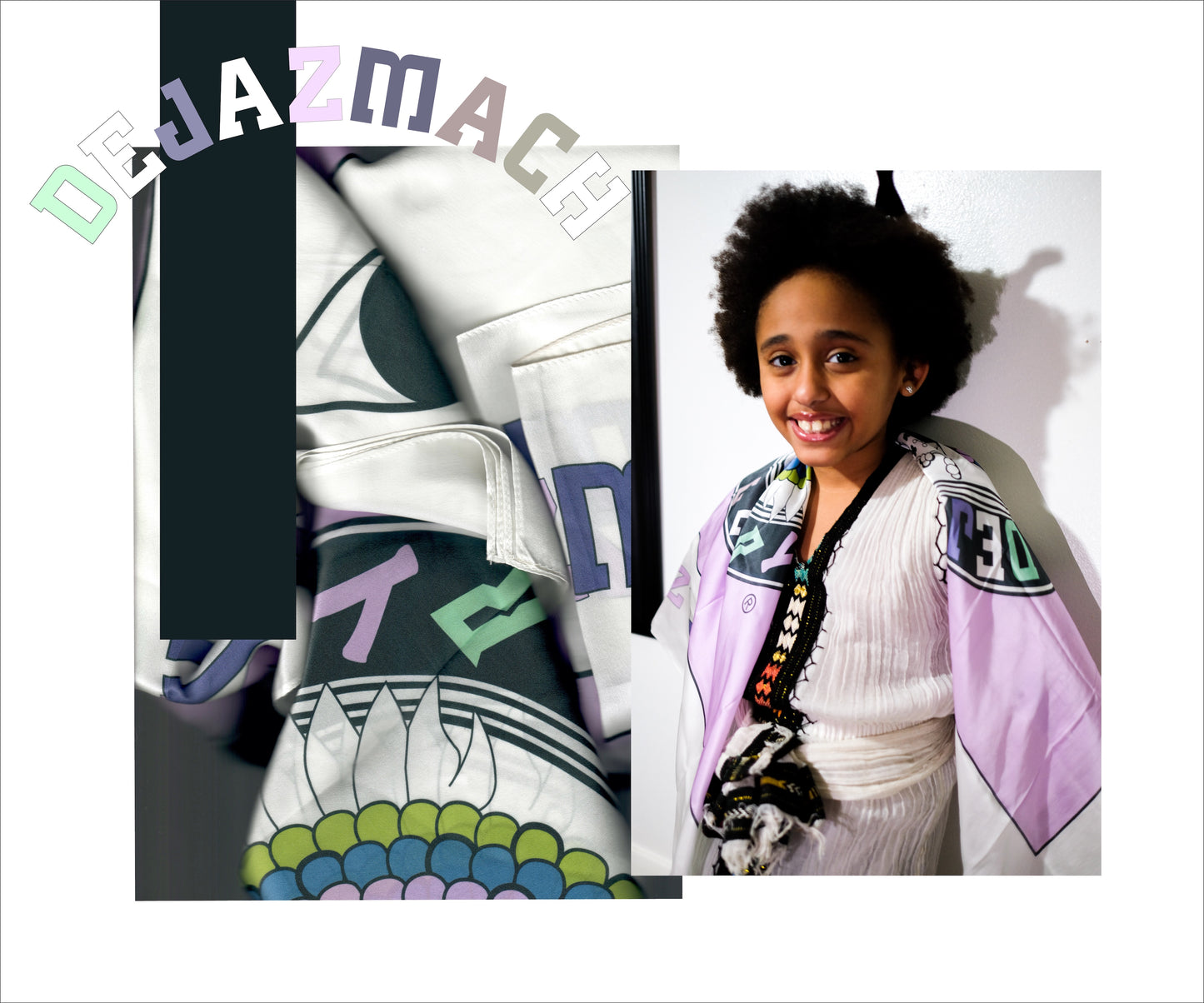 Tikur Amlak silk scarf